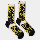 Chaussette Collection Florale Luxe Moderne (Droite)