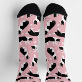 Chaussette Collie frontalier et chaussettes Empreintes de pat (Haut)