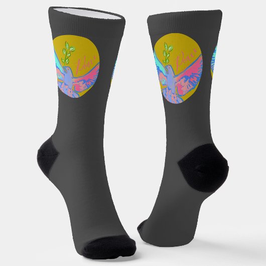 Chaussette colombe pacifique, pas de jaune guerre