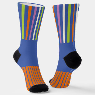 Chaussette Color Pop Stripes design rayé moderne