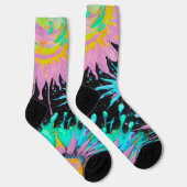 Chaussette Color Splash Abstract Art (Droite)