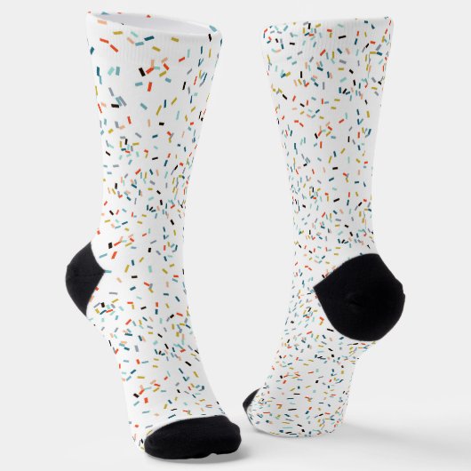Chaussette Coloré Confetti Motif Automne (Angulaire)