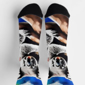 Chaussette Coloré Koala Bear Aquarelle Splash, (Haut)