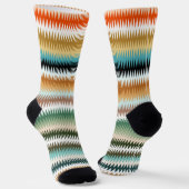 Chaussette COLORÉ Zigzag Multicolor Motif (Angulaire)