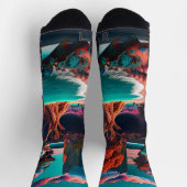 Chaussette Colored skull (Haut)