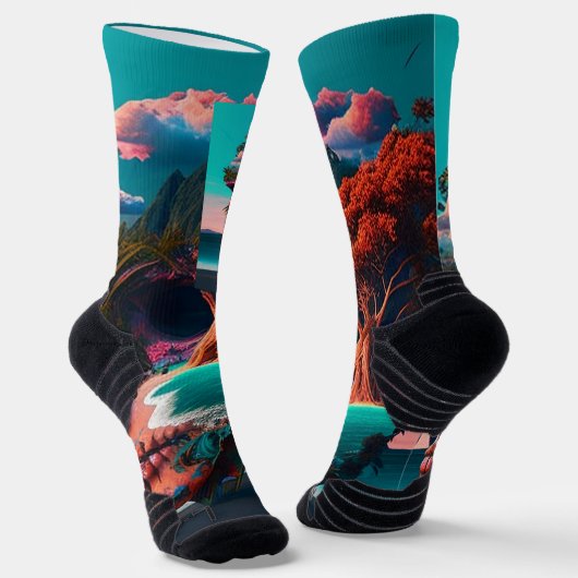 Chaussette Colored skull (Angulaire)