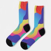 Chaussette Colorful Amorphous Shapes (Gauche)