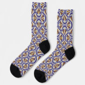 Chaussette Colorful art deco pattern. (Gauche)