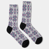Chaussette Colorful IkatFloral Motif Pattern (Droite)