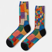 Chaussette Colorful Modern Patchwork (Gauche)