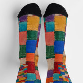 Chaussette Colorful Modern Patchwork (Haut)