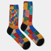 Chaussette Colorful Modern Patchwork (Droite)