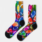 Chaussette Colorful pattern (Gauche)
