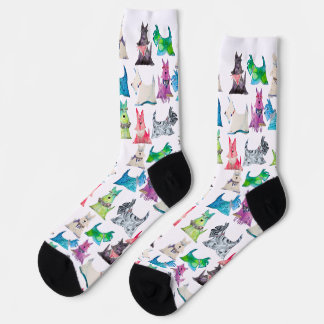Chaussette Colorful Scottie Socks