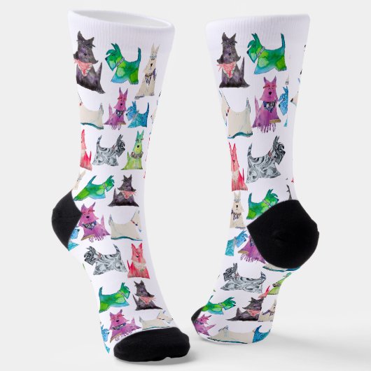 Chaussette Colorful Scottie Socks (Angulaire)