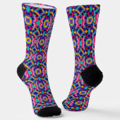 Chaussette Colorful socks featuring an intricate geometric  (Angulaire)
