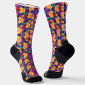 Chaussette Colorful socks with vibrant abstract patterns  (Angulaire)