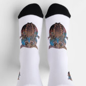 Chaussette Colourful Quirky Owl Socks (Haut)