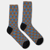 Chaussette Combinaison de Brown et Blue Color (Droite)