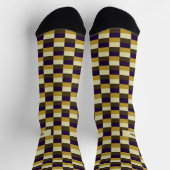 Chaussette Combinaison de couleur brun doré (Haut)