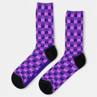 Chaussette Combinaison de couleurs rose et violet