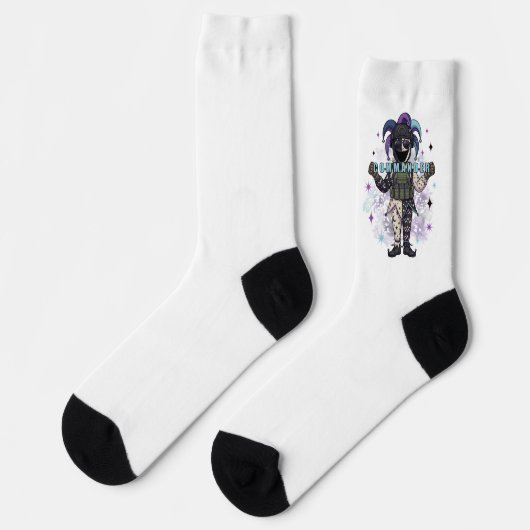 Chaussette Commandant ami du bouffon du vide (Gauche)