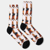 Chaussette Commando Orange Cat (Droite)