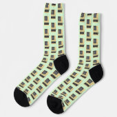 Chaussette Complètement Vaxxed Funny Geek plaisanterie inform (Gauche)
