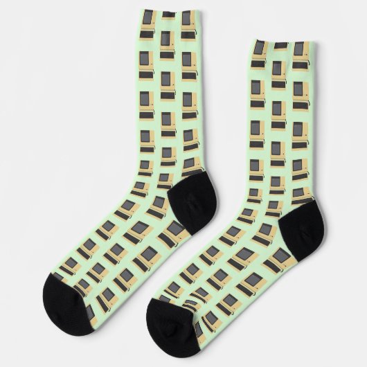 Chaussette Complètement Vaxxed Funny Geek plaisanterie inform (Gauche)