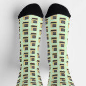 Chaussette Complètement Vaxxed Funny Geek plaisanterie inform (Haut)
