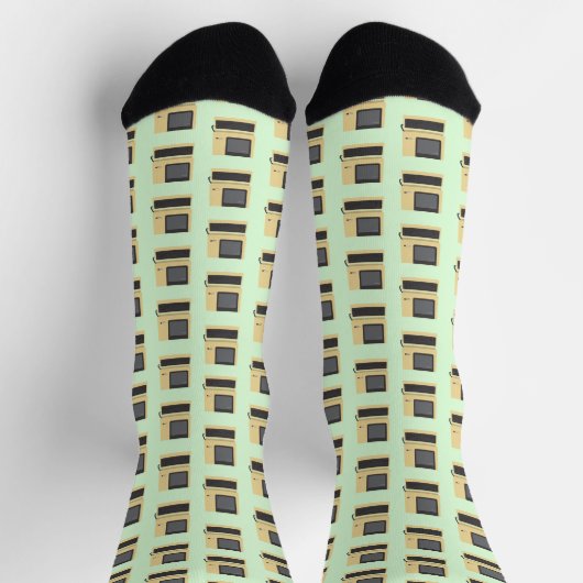 Chaussette Complètement Vaxxed Funny Geek plaisanterie inform (Haut)