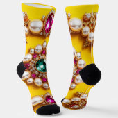 Chaussette Composition de bijoux élégants (Angulaire)