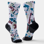 Chaussette Conception Abstraite Plaid 1 (Angulaire)