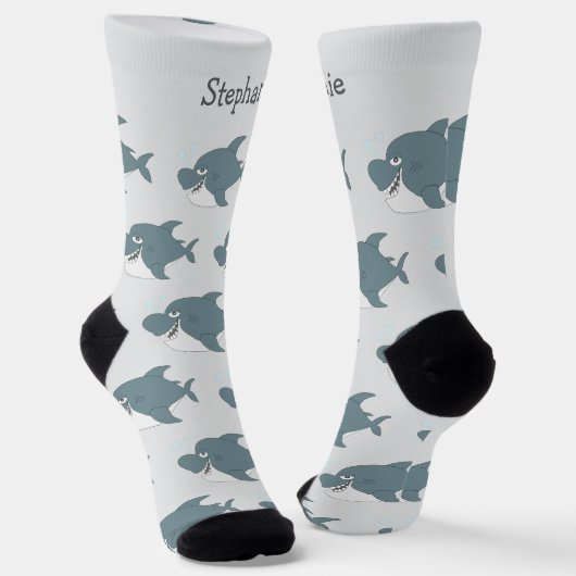 Chaussette Conception Chaussettes Requin (Angulaire)
