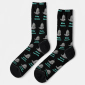 Chaussette Conception de baleine drôle et géniale avec un jeu (Gauche)