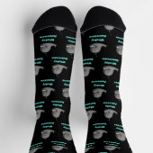 Chaussette Conception de baleine drôle et géniale avec un jeu (Haut)