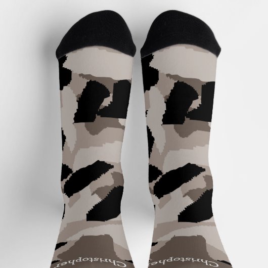 Chaussette Conception de camouflage de chaussettes (Haut)