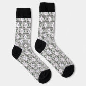 Chaussette Conception de carrelage avec votre image sur des i (Droite)