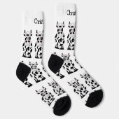 Chaussette Conception de chaussettes de vache (Droite)