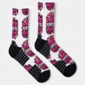 Chaussette Conception de citation de salle de sport rose impl (Droite)