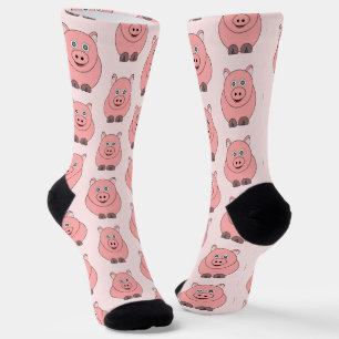 Chaussette Conception de cochon