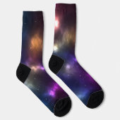 Chaussette Conception de constellations de l'espace cosmique (Droite)