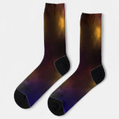 Chaussette Conception de constellations de l'espace cosmique (Gauche)