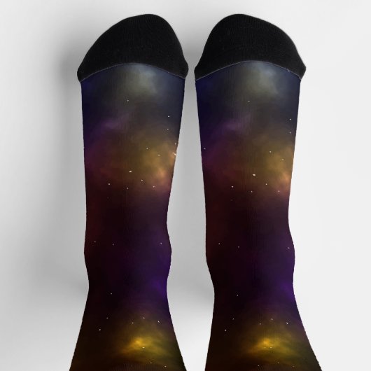 Chaussette Conception de constellations de l'espace cosmique (Haut)