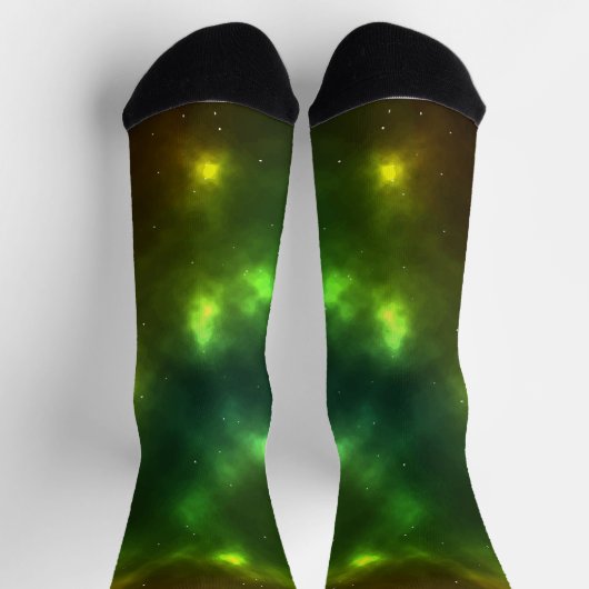 Chaussette Conception de constellations de l'espace cosmique (Haut)