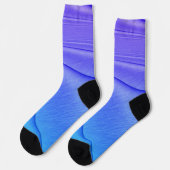 Chaussette Conception de Contour de Lavande Brossée à Violett (Gauche)