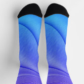 Chaussette Conception de Contour de Lavande Brossée à Violett (Haut)