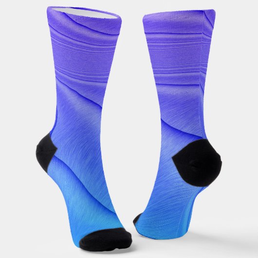 Chaussette Conception de Contour de Lavande Brossée à Violett (Angulaire)