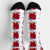 Chaussette Conception de dés barbares (Haut)