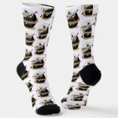 Chaussette Conception de dés de moine (Angulaire)
